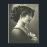 Carte Postale Victorian Vintage Girl<br><div class="desc">Victorian Vintage Girl</div>