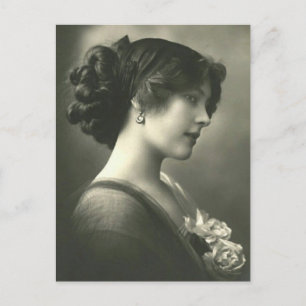 Carte Postale Victorian Vintage Girl