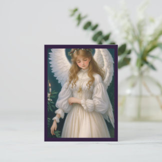 Carte Postale Victorian Vintage Retro Christmas Angel