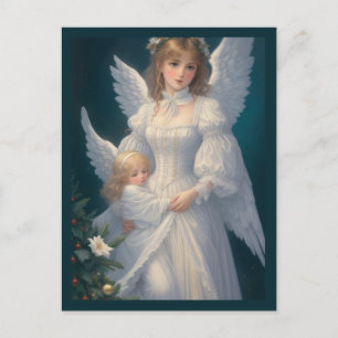 Carte Postale Victorian Vintage Retro Christmas Angel