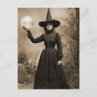 Victorian Witch Sepia Portrait style 9