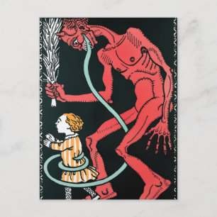 Carte Postale Victorien vintage