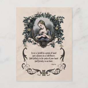 Carte postale victorienne Blake "To See a World"