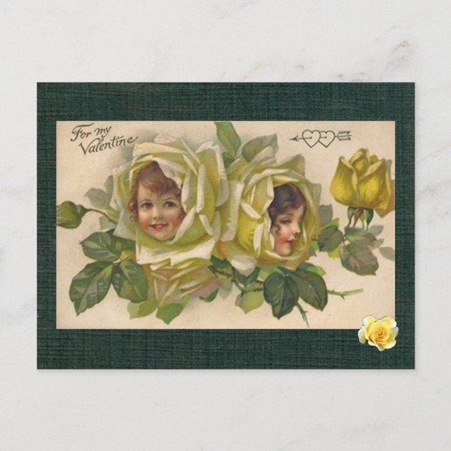 Carte postale victorienne de la Saint-Valentin 2 f (Devant)