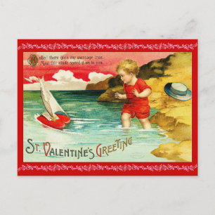 Carte postale victorienne de Saint-Valentin