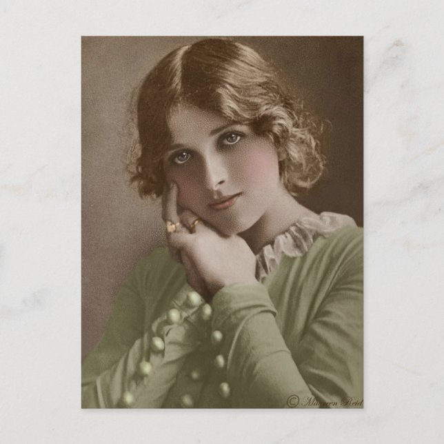 Carte postale victorienne édouardienne Sepia teint (Devant)