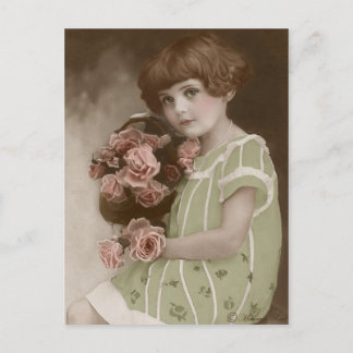 Carte postale victorienne Edwardian Sepia teintée 