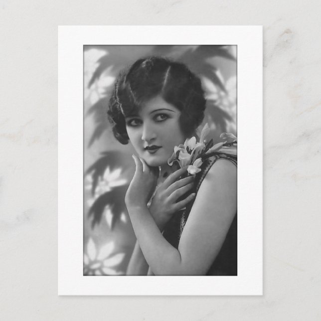 Carte Postale Victorienne stupéfiant en noir et blanc (Devant)