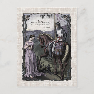 Carte postale victorienne Swinburne "An Old Saying