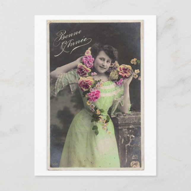 Carte postale victorienne vintage (Devant)