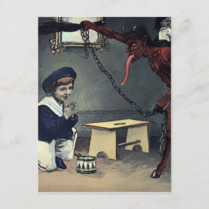 Carte postale victorienne vintage