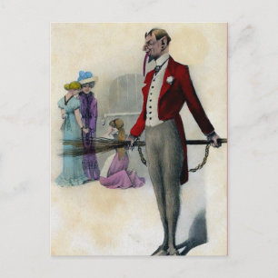 Carte postale Victorienne vintage Krampus