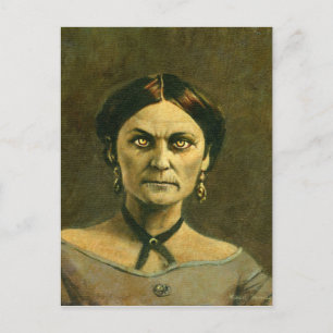 Carte postale victorienne Zombie