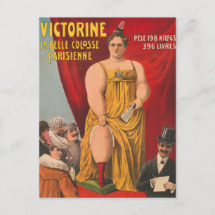 Carte Postale Victorine, La Belle Parisienne Grande Femme