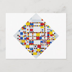 Carte Postale Victory Boogie Woogie, Mondrian