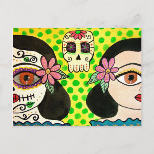 Carte postale "Vida-Muerte" jour des morts