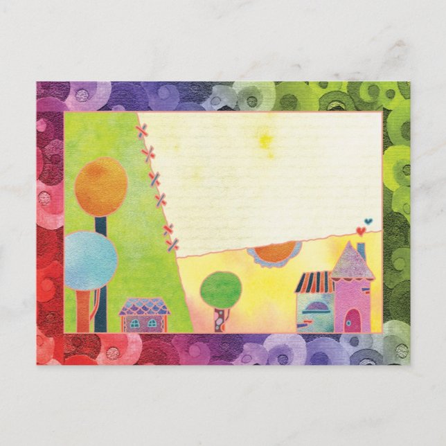 Carte Postale Vide de village doux (Devant)
