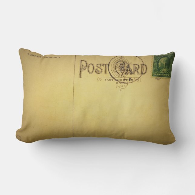 Carte postale vide vintage - coussins (Recto)