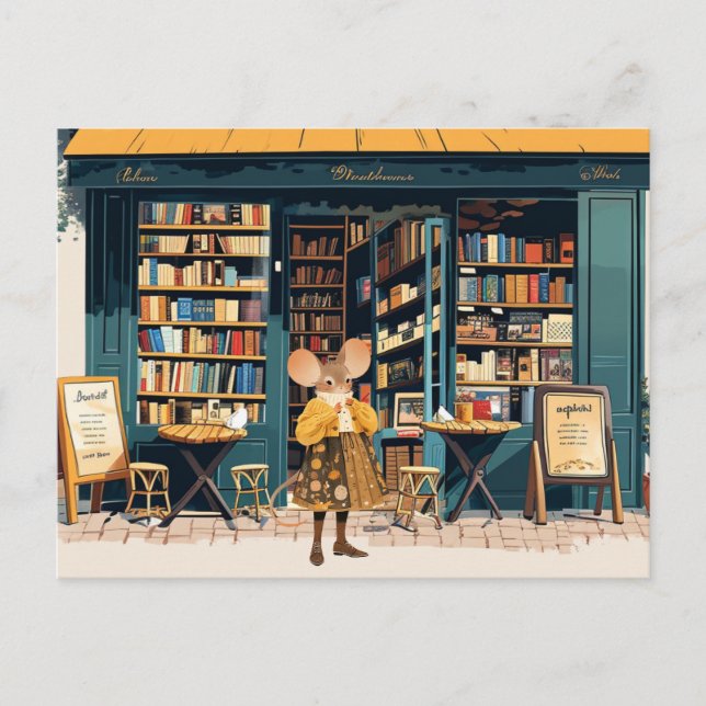 Carte Postale Vie à Mice Town - Mme Enora Pickett (Devant)