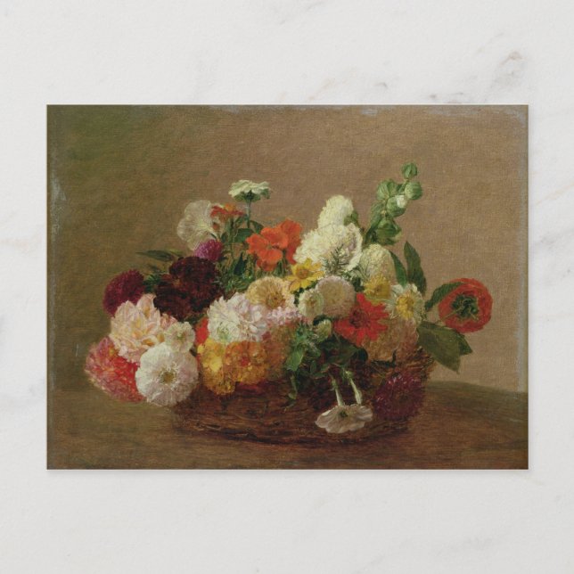 Carte Postale Vie continue de fleurs (Devant)