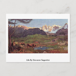 Carte Postale Vie De Giovanni Segantini