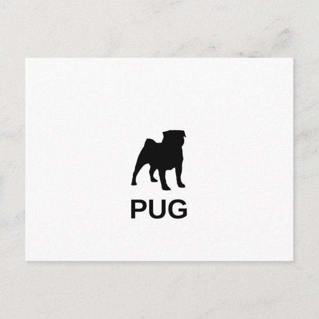Carte Postale vie de silo de pug (Devant)