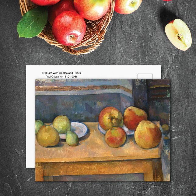 Carte Postale Vie morte avec des pommes Pears Paul Cezanne (Créateur téléchargé)