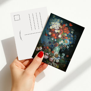 Carte Postale Vie morte avec Fleurs de prairie Vincent van Gog