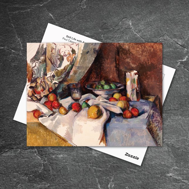 Carte Postale Vie morte avec les pommes Paul Cézanne (Créateur téléchargé)