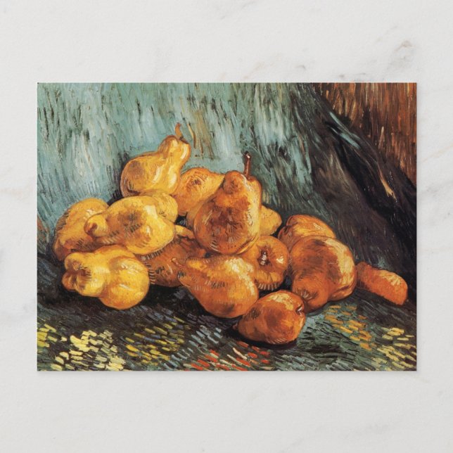 Carte Postale Vie morte avec Quince Pears Van Gogh Art (Devant)