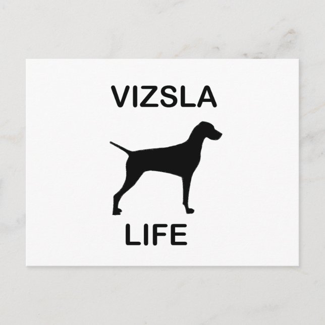 Carte Postale vie vizsla (Devant)