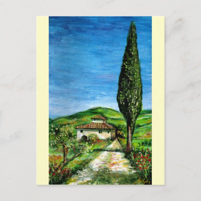 Carte Postale Vieille ferme dans le Chianti (Devant)