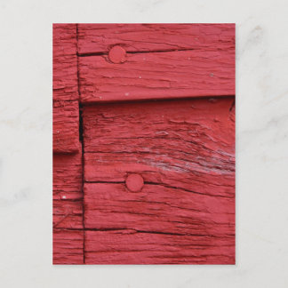 Carte Postale Vieille peinture rouge