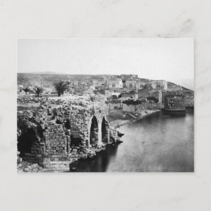 Carte Postale Vieille Tibériade sur la mer de Galilée