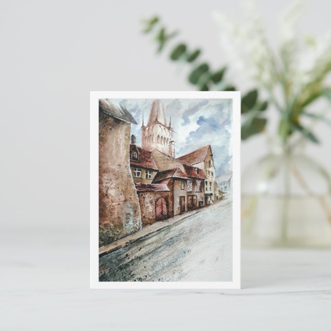 Carte Postale Vieille ville (Debout devant)