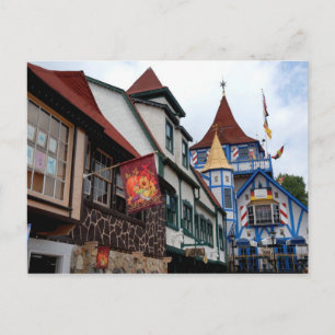 Carte Postale Vieille ville allemande Helen Géorgie