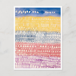 Carte Postale "Vieille Ville (Aperçu)" Tableau de Paul Klee