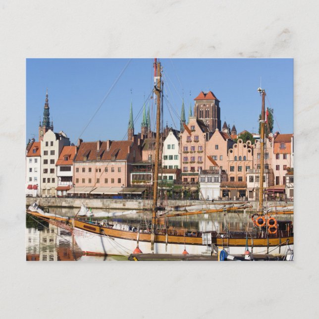 Carte Postale Vieille ville de Gdansk en Pologne (Devant)