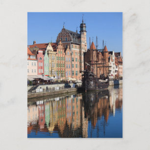 Carte Postale Vieille ville de Gdansk en Pologne