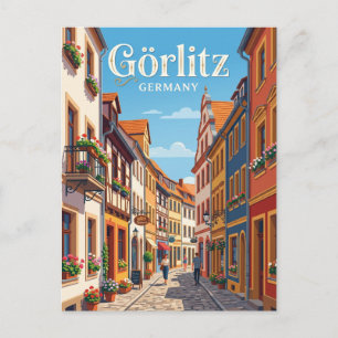 Carte Postale Vieille ville de Görlitz en Allemagne