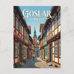 Carte Postale Vieille ville de Goslar Allemagne