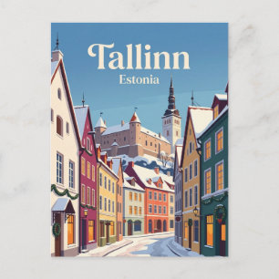 Carte Postale Vieille ville de Tallinn Estonie