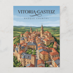 Carte Postale Vieille ville de Vitoria-Gasteiz Espagne