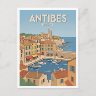 Carte Postale Vieille ville et port d'Antibes France