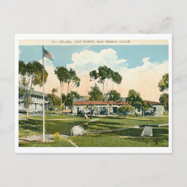 Carte Postale Vieille ville, San Diego Vintage (Devant)