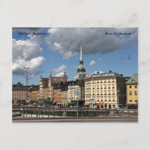 Carte Postale Vieille Ville, Stockholm, Photo Ola B...