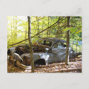 CARTE POSTALE VIEILLE VOITURE