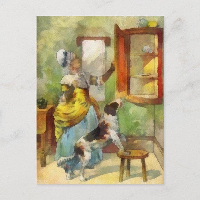 Carte Postale Vielle mère Hubbard (Devant)