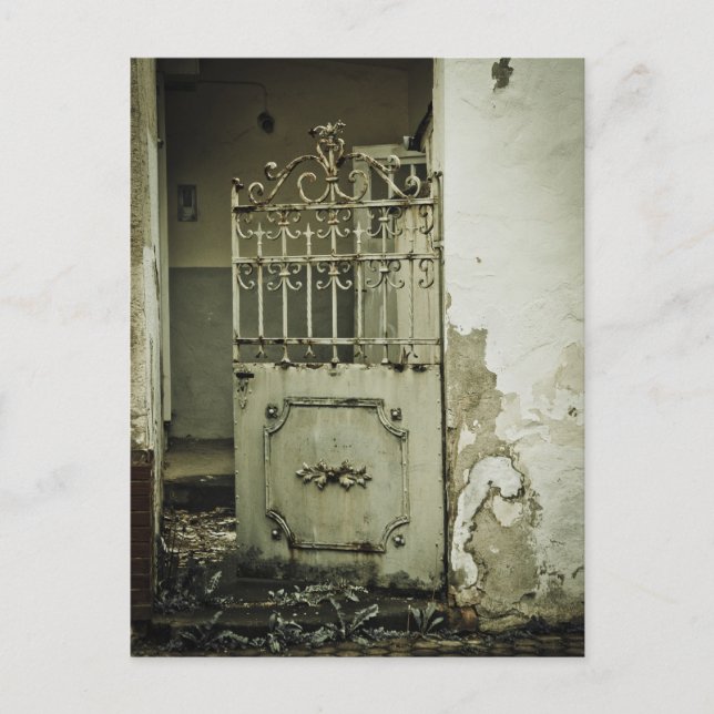 Carte Postale Vielle porte rouillée en Mayen, Allemagne (Devant)