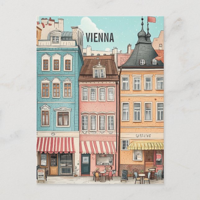 Carte Postale Vienna Austria Travel (Devant)